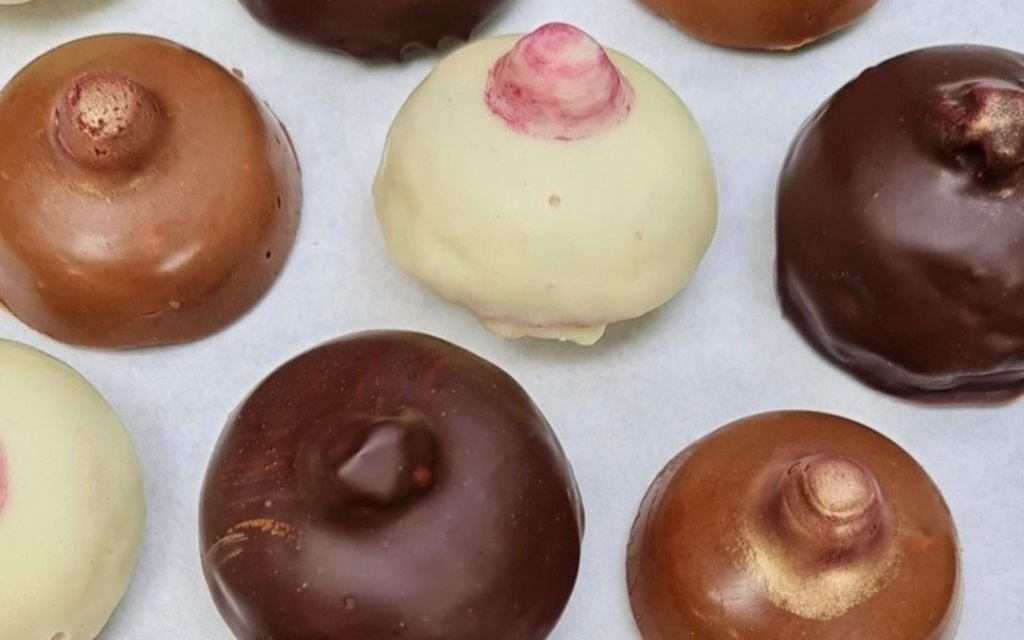 Tetas de chocolate, la curiosa propuesta de una reconocida chef argentina para el Día de la Madre