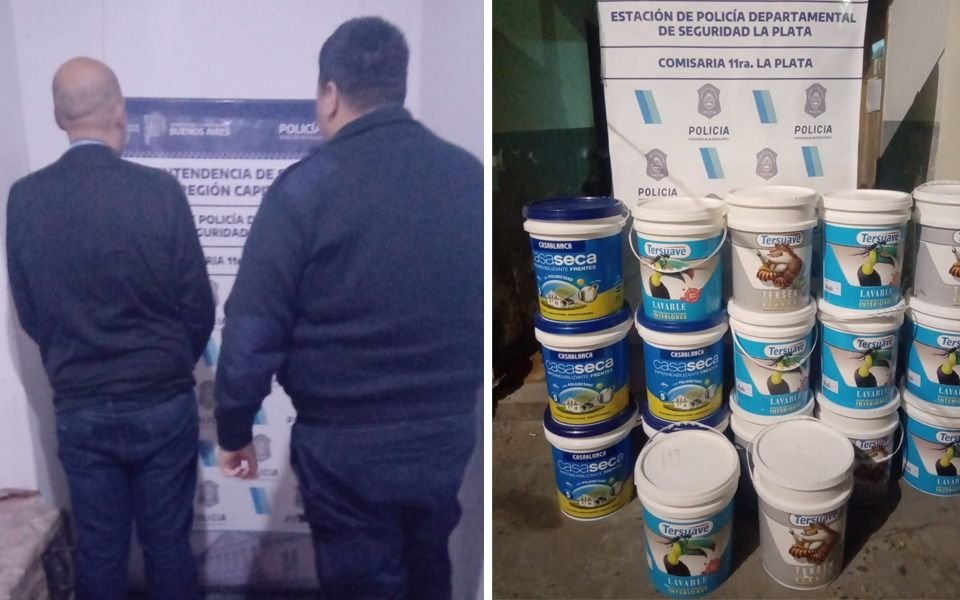Empleado infiel: robaba latas de pinturas del depósito y las vendía por Facebook