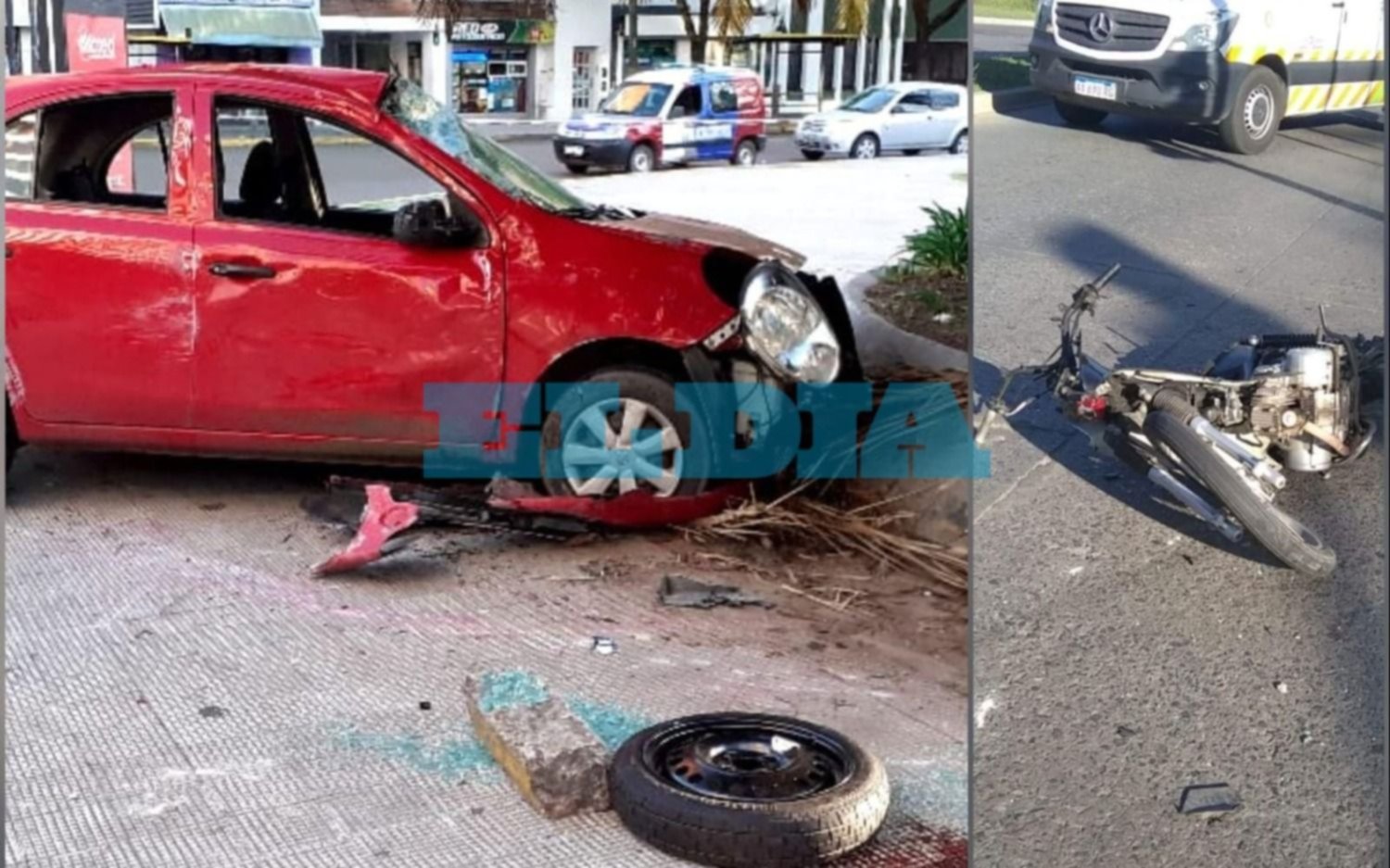 Saldo trágico: un automovilista fallecido y motociclista con lesiones múltiples por distintos accidentes en La Plata