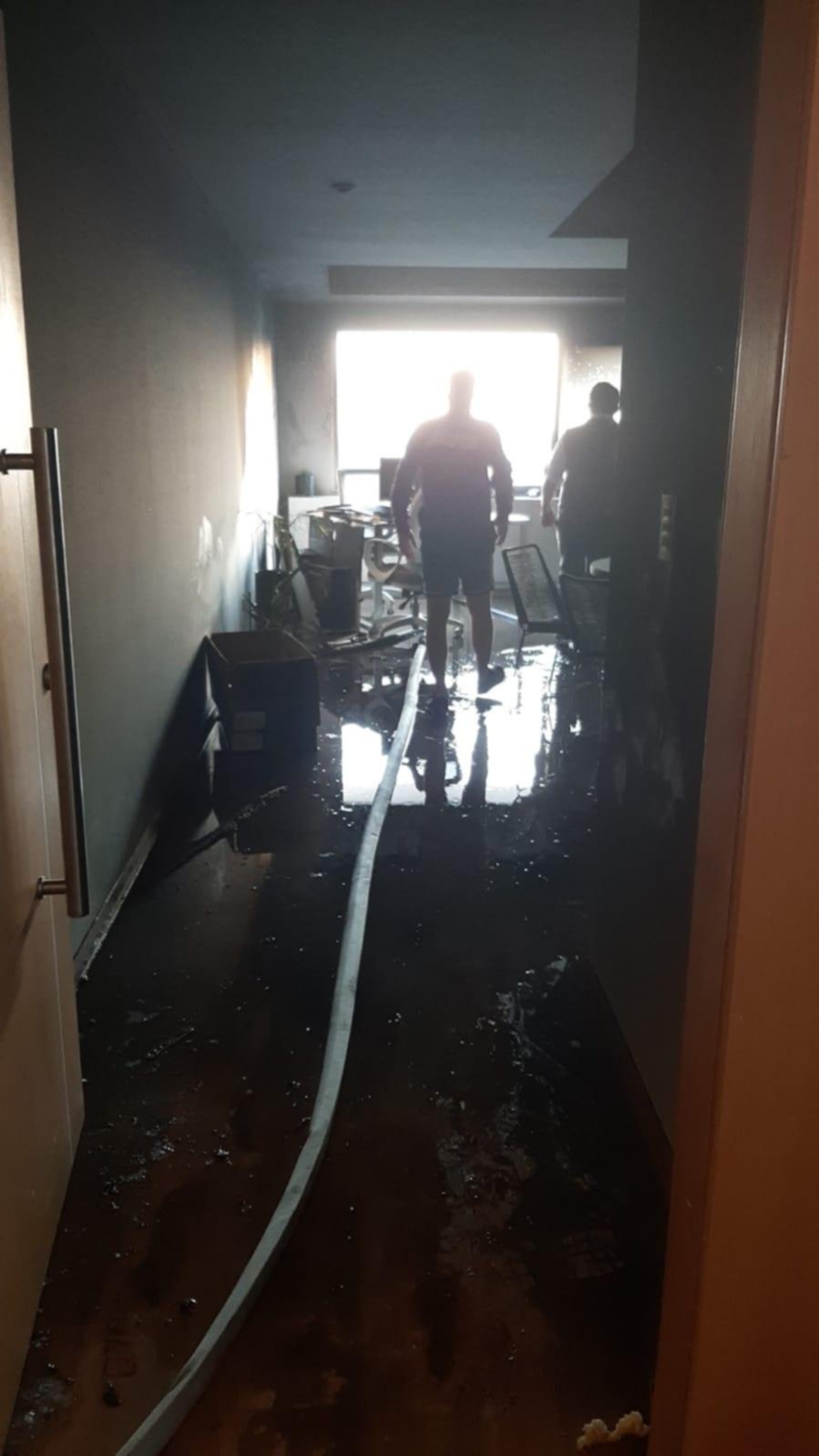 Tensión por un incendio en un estudio de arquitectura