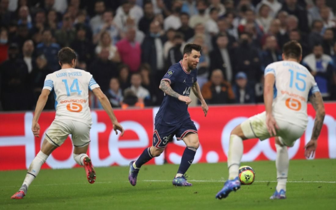 El PSG de Messi y el Marsella de Sampaoli empataron sin goles en el clásico de Francia