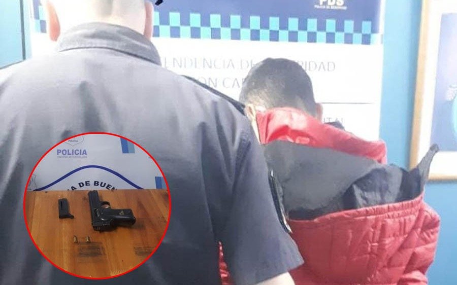 Persecución de película en Villa Elvira: al verse rodeado, se tiró de la moto e intentó correr