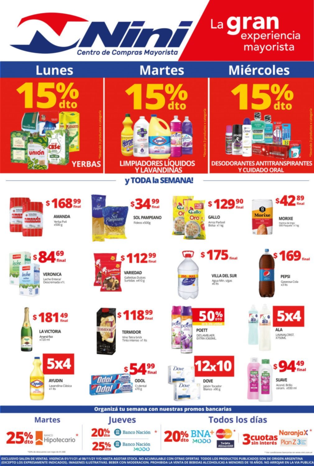 Elegí comprar al mejor precio mayorista y con 15% de descuento