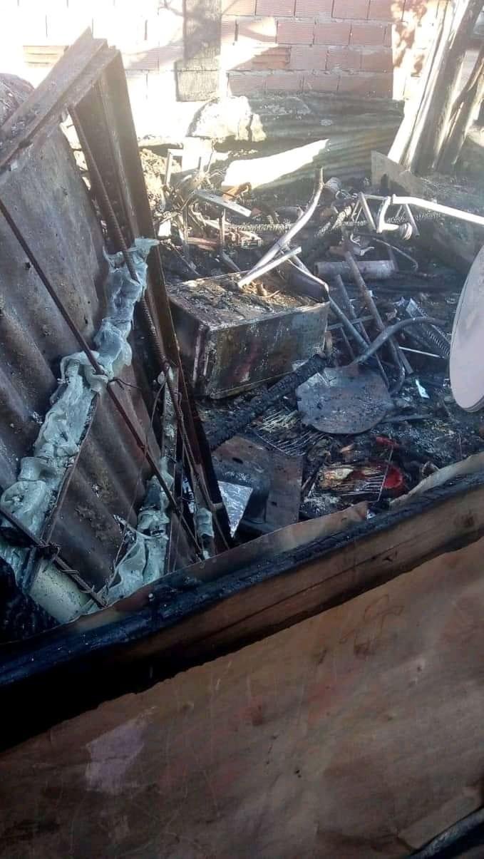 Un herido y varias casas afectadas por incendios