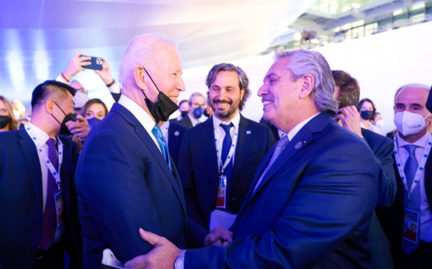 Qué se dijeron Alberto Fernández y Joe Biden en su primer encuentro
