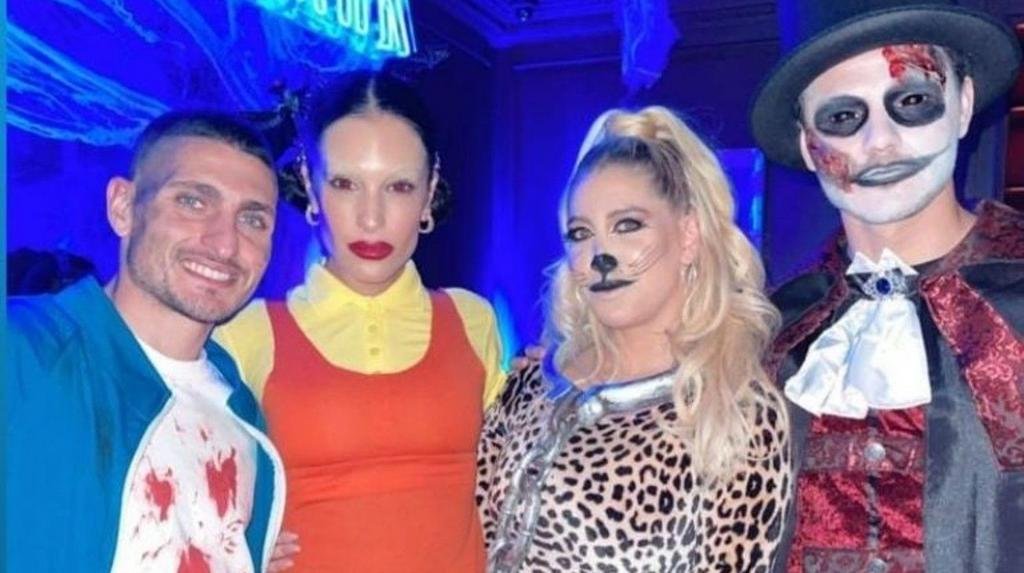 Tras el escándalo, Wanda y Mauro se mostraron juntos por Halloween