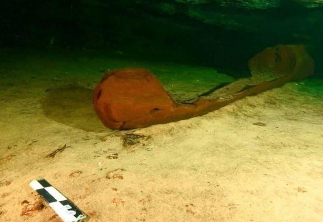 Hallan una canoa maya prehispánica en el sur de México