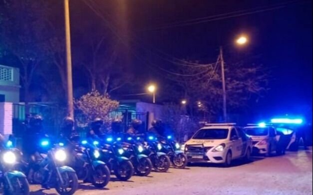 Operativo policial contra las caravanas de motos