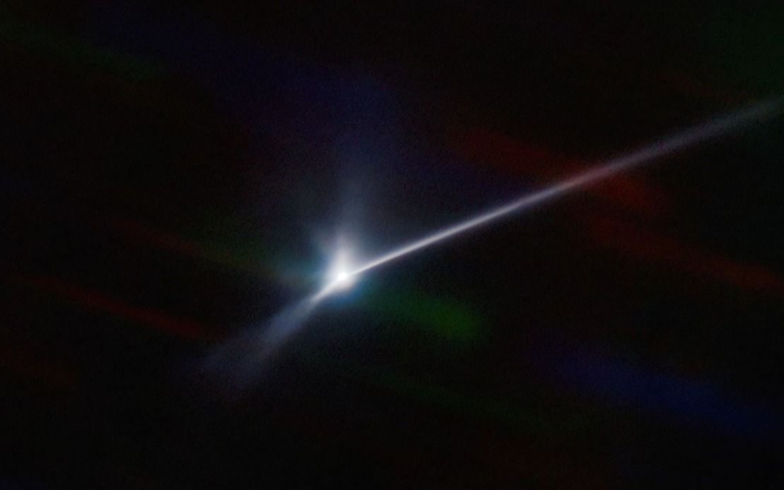 El asteroide impactado por la NASA deja una estela de polvo de miles de kilómetros