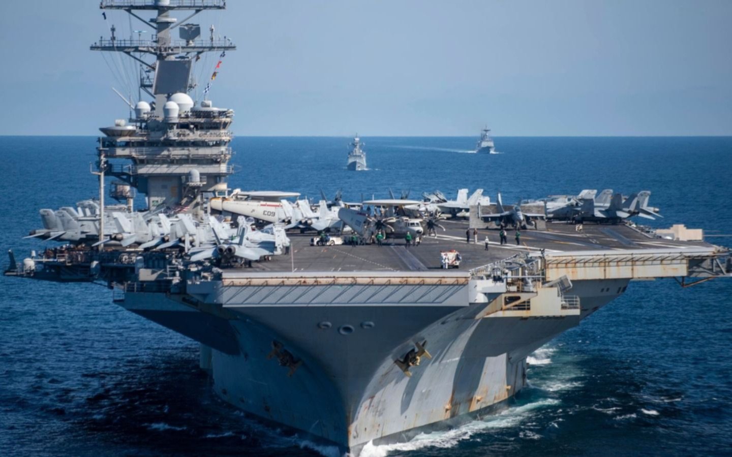 Un portaaviones de EE UU retorna al mar de Japón tras el lanzamiento de un misil norcoreano 