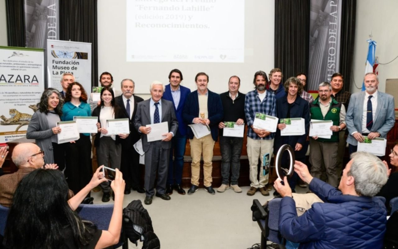 La Fundación Museo de La Plata entregó el Premio Lahille, un reconocimiento a la divulgación científica