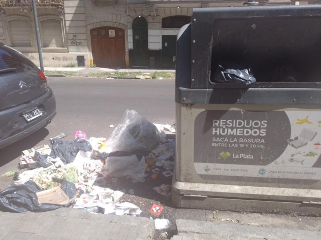 Reclamo por contenedores desbordados