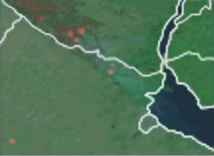 Hay fuego en el Delta y el humo llegó hasta La Plata