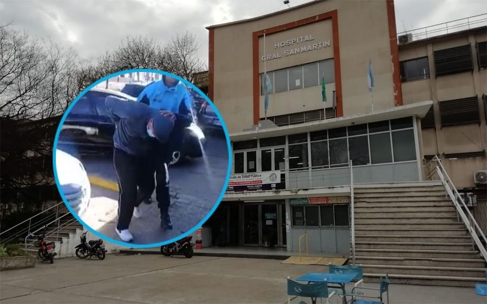 Revuelo por un preso peligroso que escapó del hospital San Martín y quiso tomar un micro en plaza Italia