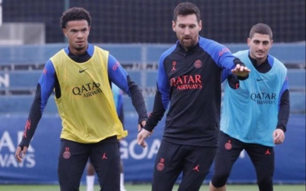 Buenas noticias: recuperado, Messi hoy volvió a entrenar con el PSG