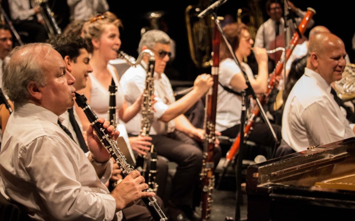 La Banda Sinfónica Nacional de Ciegos en el Teatro Municipal
