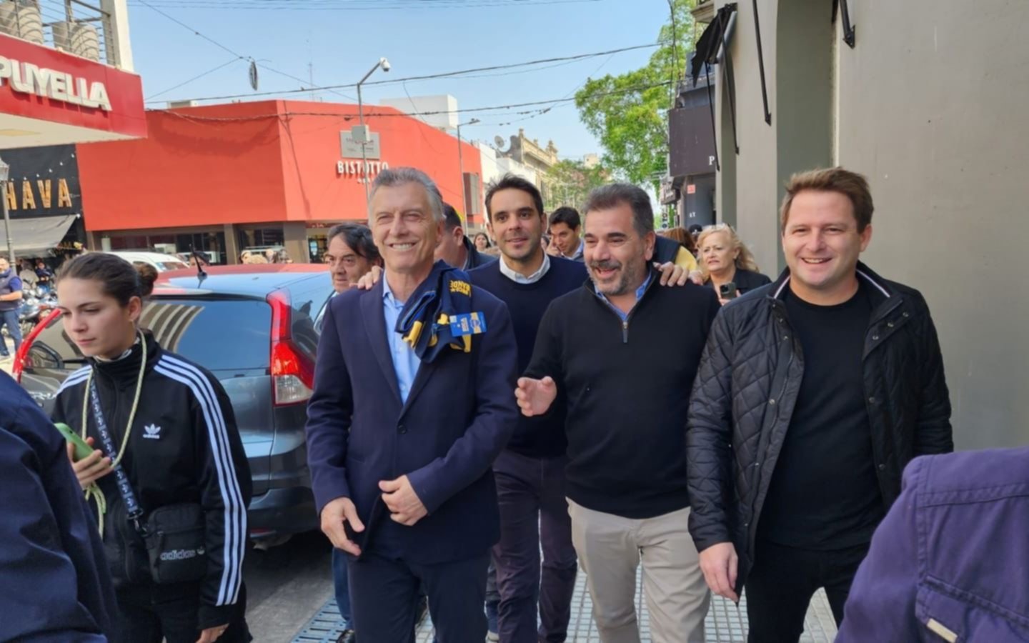 Macri y otra recorrida en modo candidato