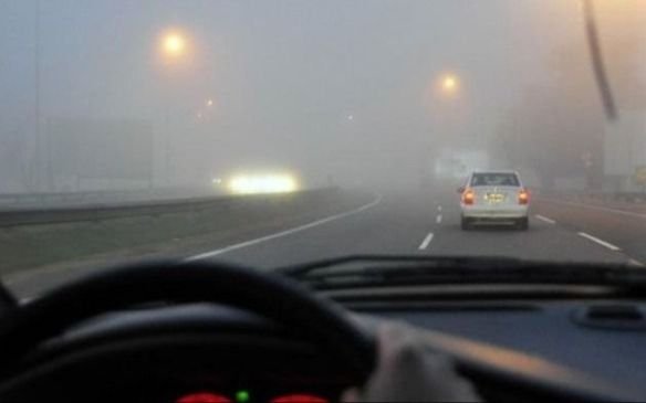 Niebla en la autopista Buenos Aires-La Plata