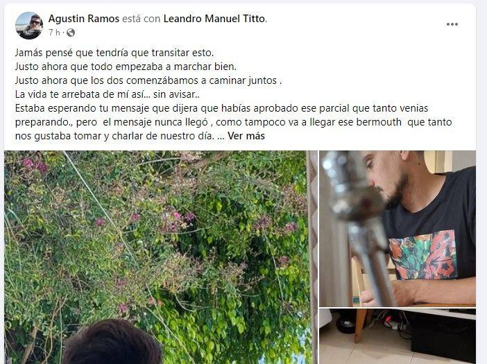 El doloroso recuerdo de un amigo del ciclista que murió atropellado en La Plata por un micro