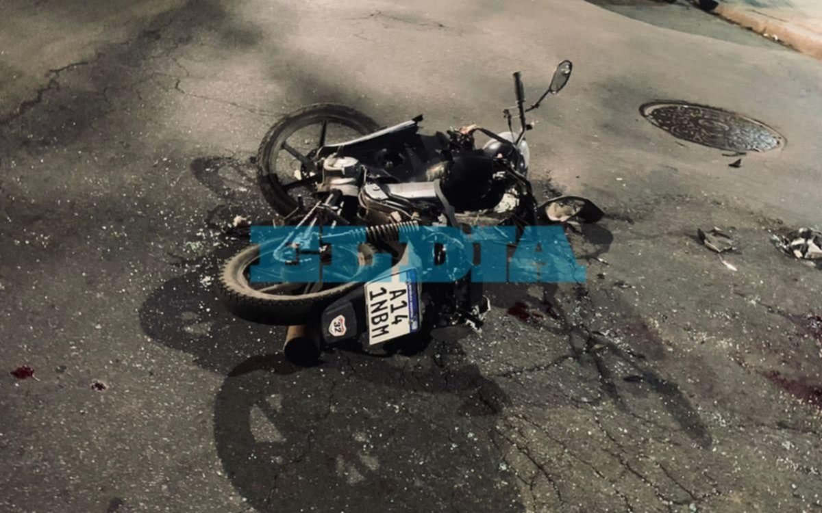 Robó a la tarde, lo largaron y reincidió 6 horas después: lo atraparon tras chocar con su moto