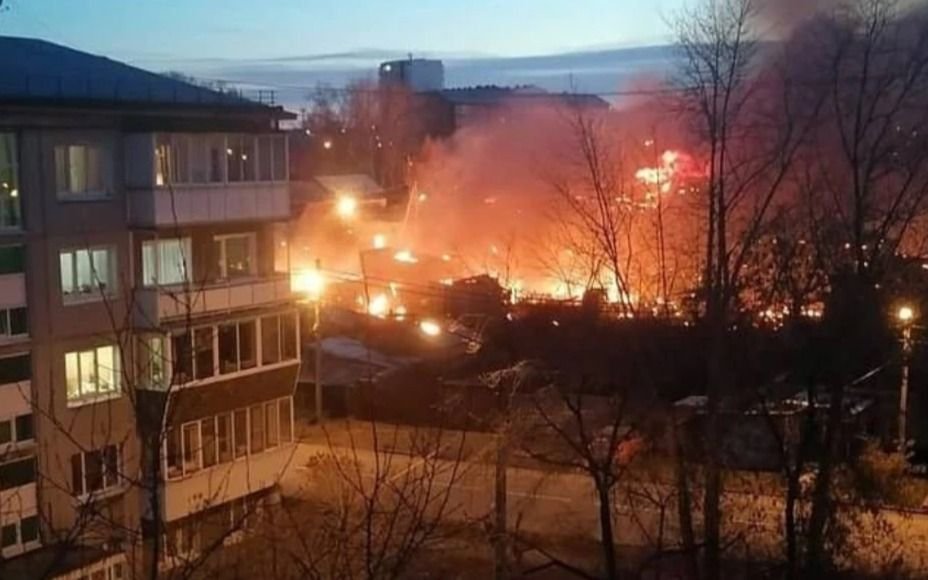 Se estrelló un avión de guerra ruso la ciudad de Irkutsk y murieron dos pilotos