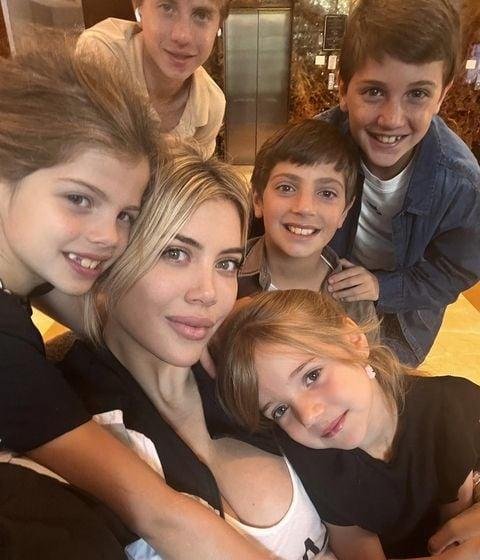 Wanda se reencontró con sus hijos ¿y L-Gante le marcó la cancha?