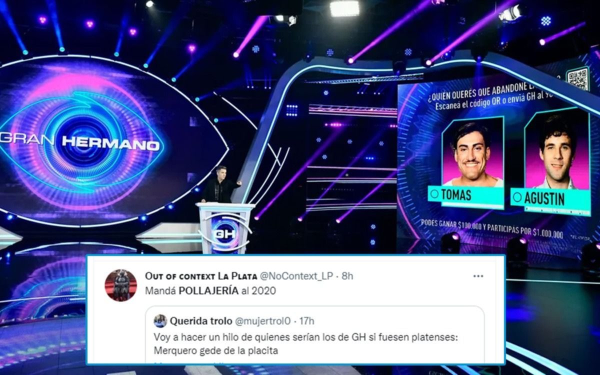 "Mandá pollajería al 2020": el tuit viral de los participantes de Gran Hermano en versión platense