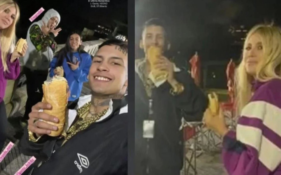 L-Gante dio detalles de sus salidas con Wanda Nara: "Me comí un lomito y ella un chori"