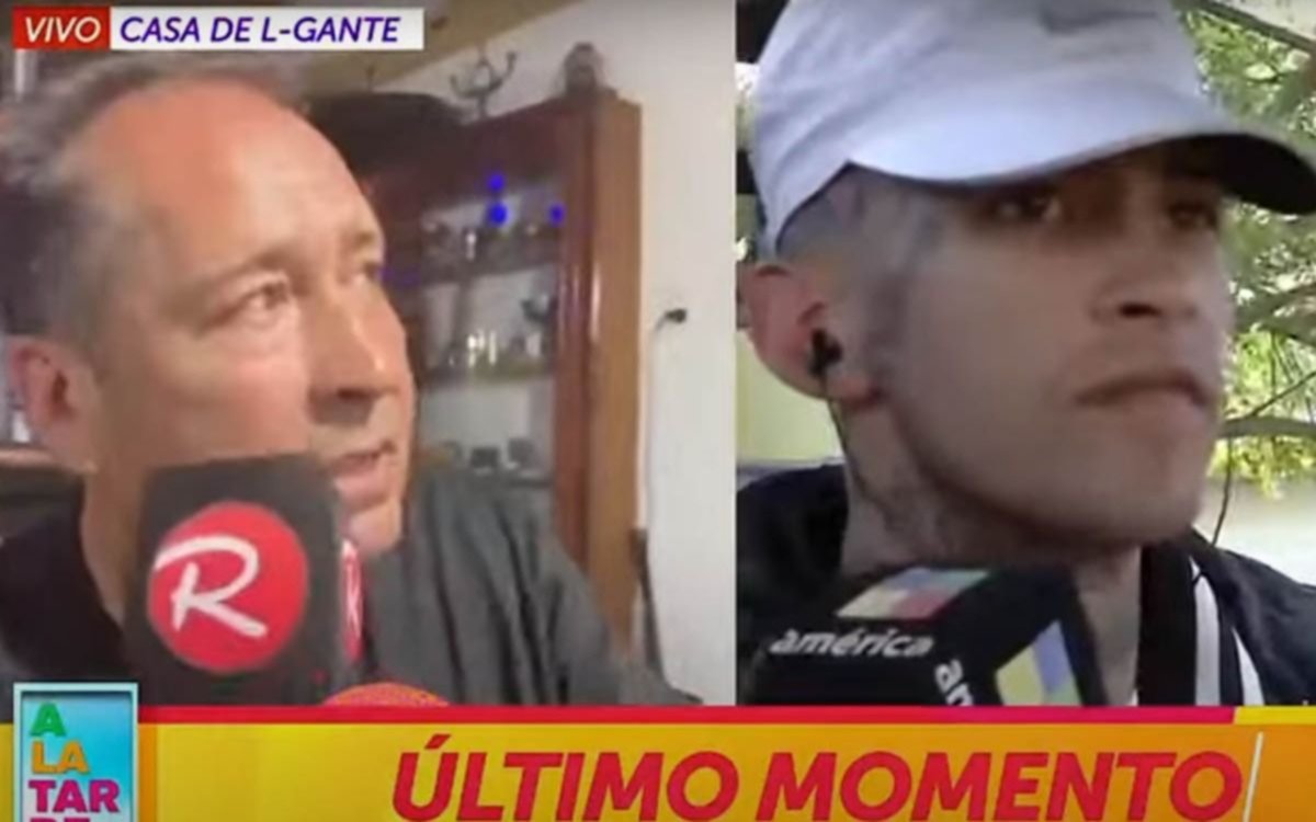 VIDEO. Fuerte cruce en vivo entre L-Gante y su padre biológico: "Al pedo dar lástima por televisión"