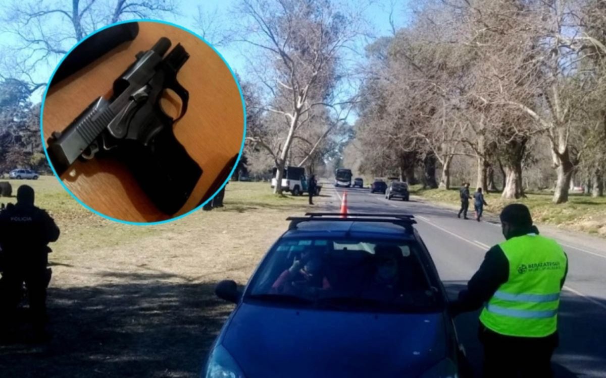 Cayeron los acusados, uno menor de edad, de asaltar a los tiros a ciclistas en Parque Pereyra