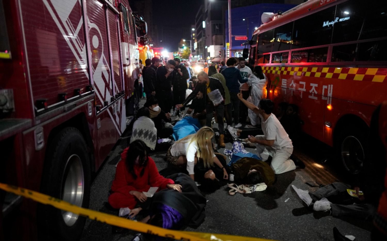 Trágica estampida de Halloween en Corea del Sur: 120 muertos y 100 heridos