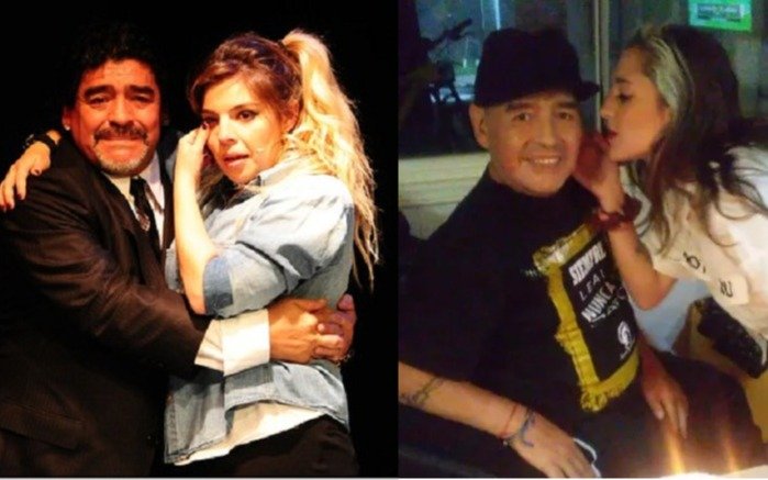 El original regalo de Dalma y la cara de Jana por el cumpleaños de Diego Maradona