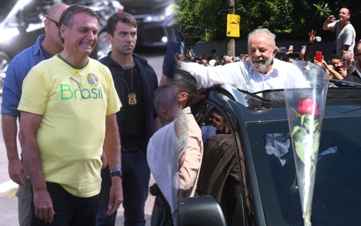 Brasil en vilo por la segunda vuelta: así votaron Lula y Bolsonaro