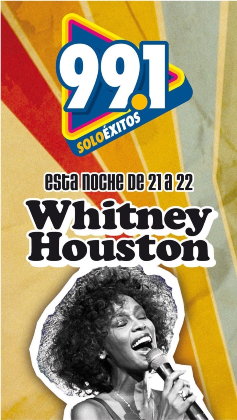 Whitney Houston será protagonista esta noche del especial de Éxito FM 99.1