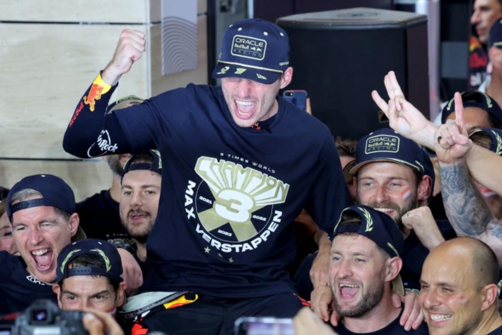 F1: Max Verstappen se aseguró el tricampeonato
