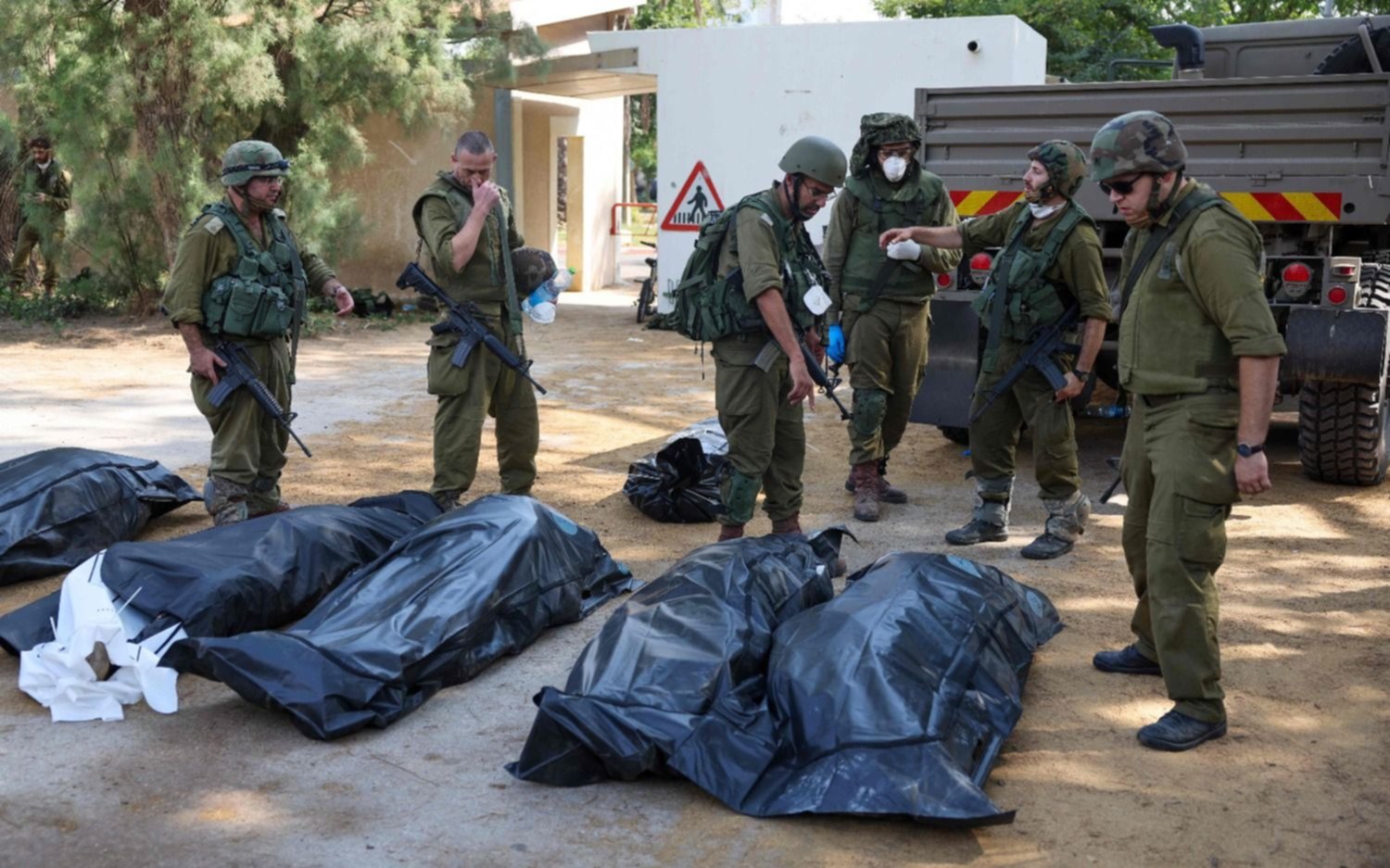 Israel anunció que halló 1.500 cadáveres de milicianos de Hamás