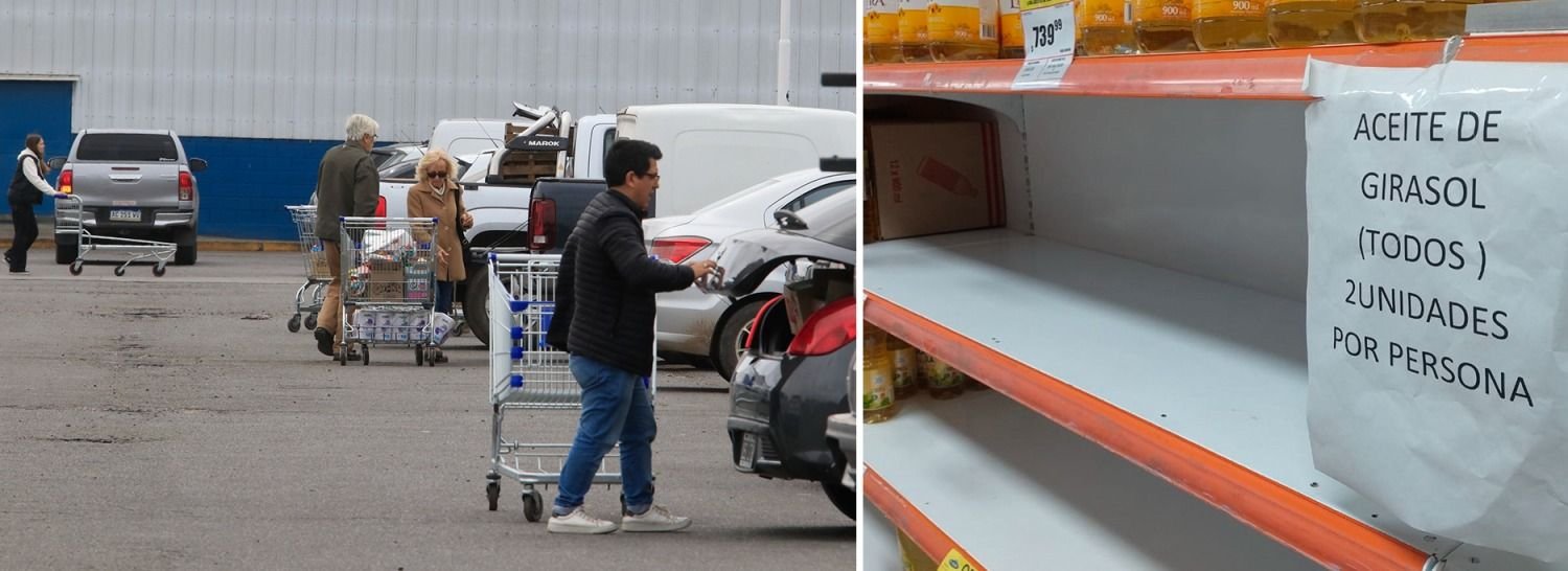 Inquietud y compras: más movimiento por las góndolas