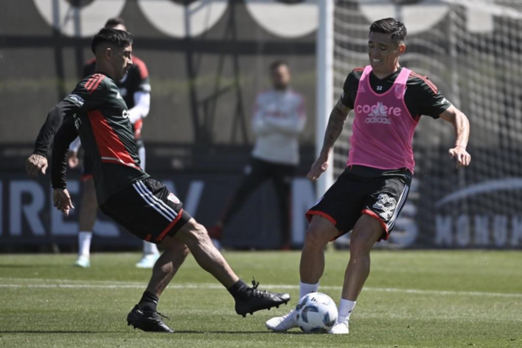 En River, el técnico evalúa cambios para jugar frente a Colón