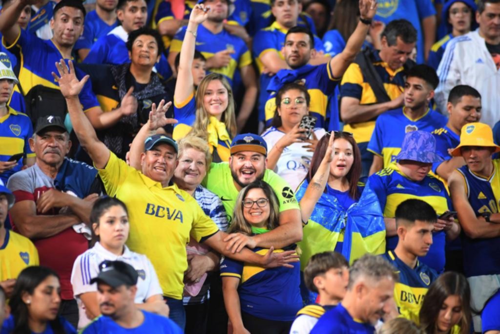 Los hinchas de Boca volvieron a darle su respaldo al equipo