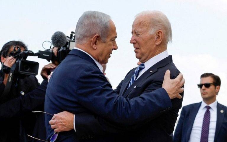 Biden llegó a Israel y se reunió con Netanyahu, en medio de cancelaciones