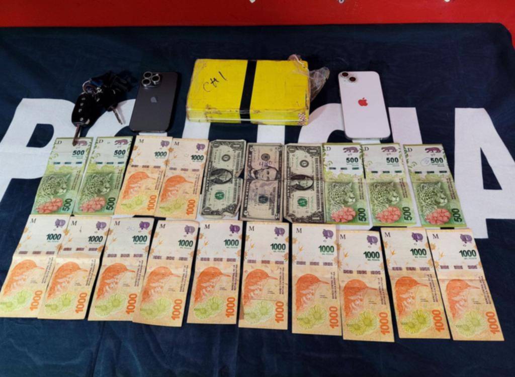 Cayeron con un kilo de cocaína en el Centro