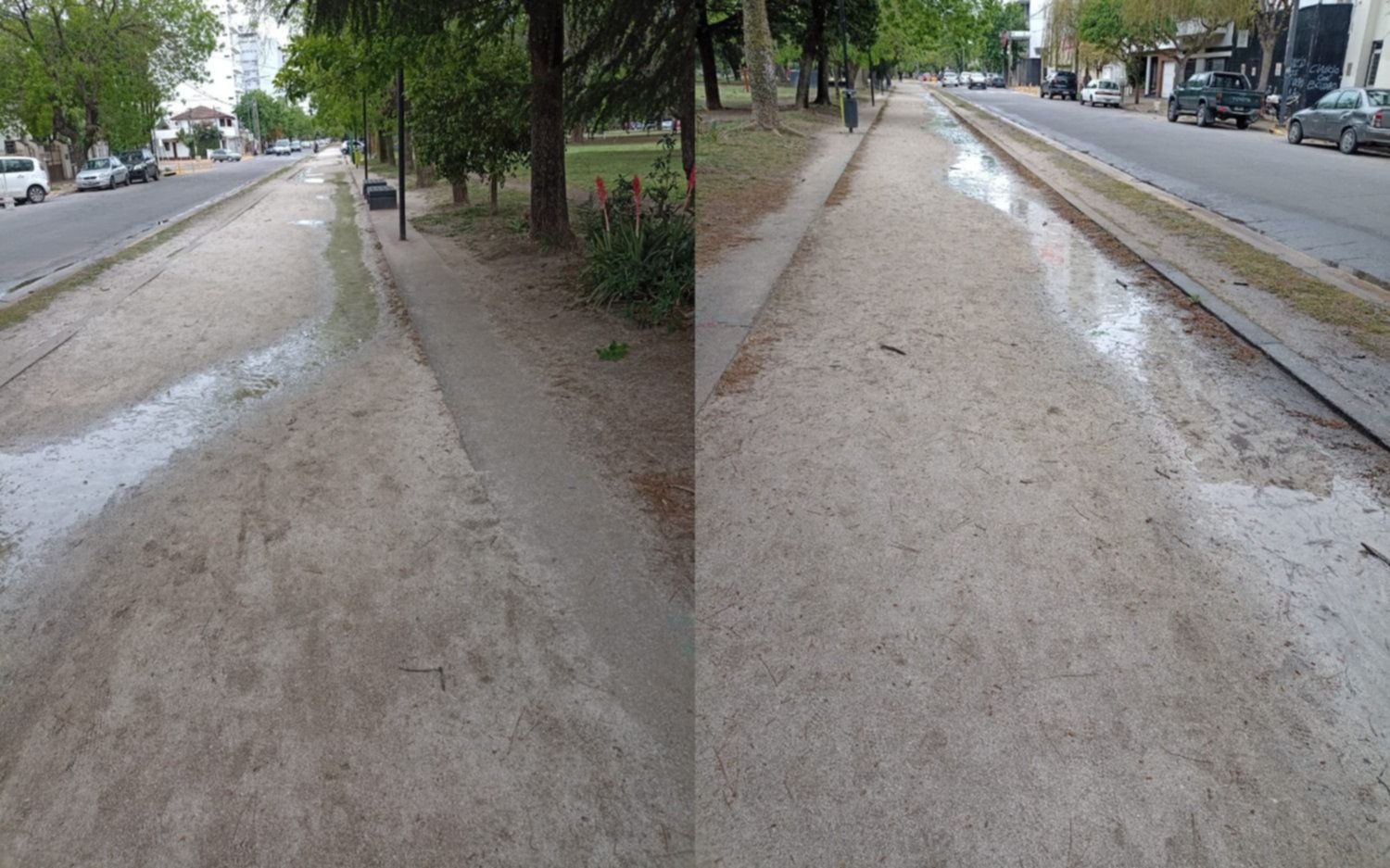 El nuevo "río" de Parque San Martín