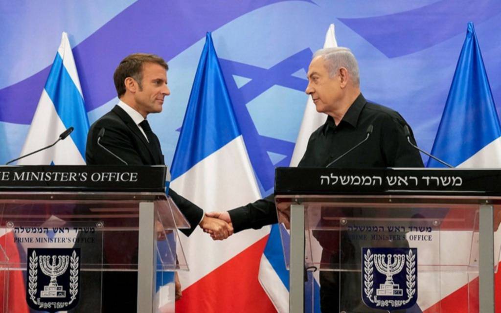 Macron propone una coalición internacional para combatir a Hamás