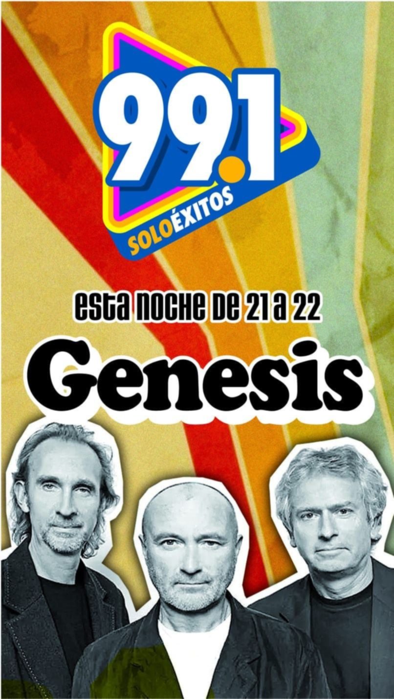 GENESIS será protagonista esta noche del especial de Éxito FM 99.1