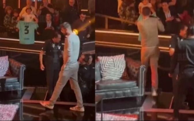 VIDEO. Impresionante caída de Gerard Piqué desde un escenario, similar a la de Sergio Denis
