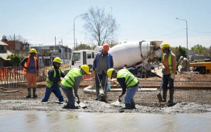 Avance de la obra de la nueva traza del Acceso sudeste