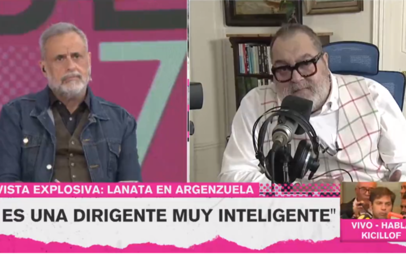 Jorge Lanata con Jorge Rial en C5N: arrepentido de las agresiones a CFK y rechazo al pacto Milei-Bullrich