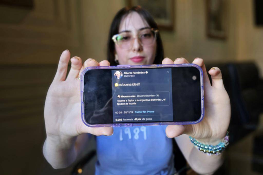 Luana: la swiftie platense del tuit viral con el Presidente