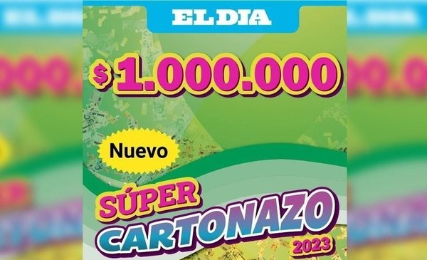 Jugá y ganá $1.000.000 con el Súper Cartonazo: los números que salieron este domingo en el diario EL DIA