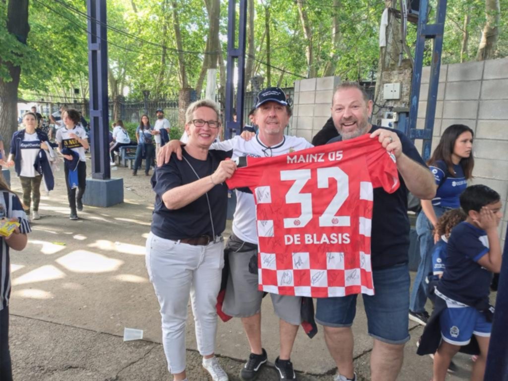 Vinieron de Alemania para ver a Pablo De Blasis